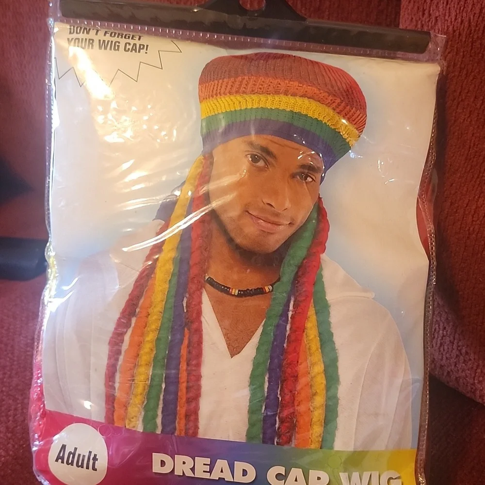 Rainbow Dreadlocks Halloween Costume Wig